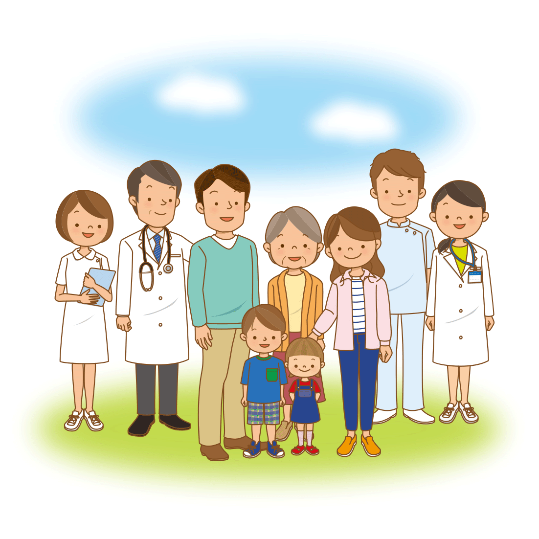 医療スタッフ、患者、家族（3）